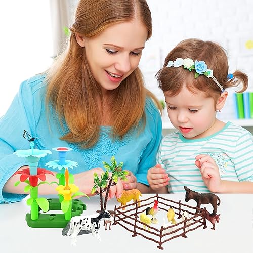 Miniatura 2 de Juguetes de construcción de jardín de flores para niñas, 160 piezas, juguetes de cumpleaños, regalos para 2, 3, 4, 5, 6 y 7 años, juegos de