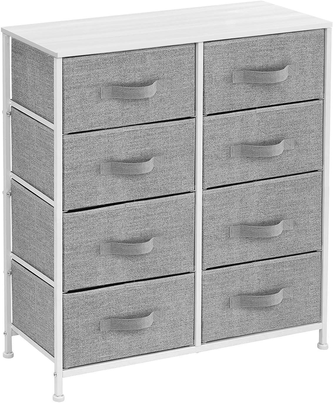 Buy Sorbus Dresser with 8 Drawers Furniture Storage Chest Tower Unit