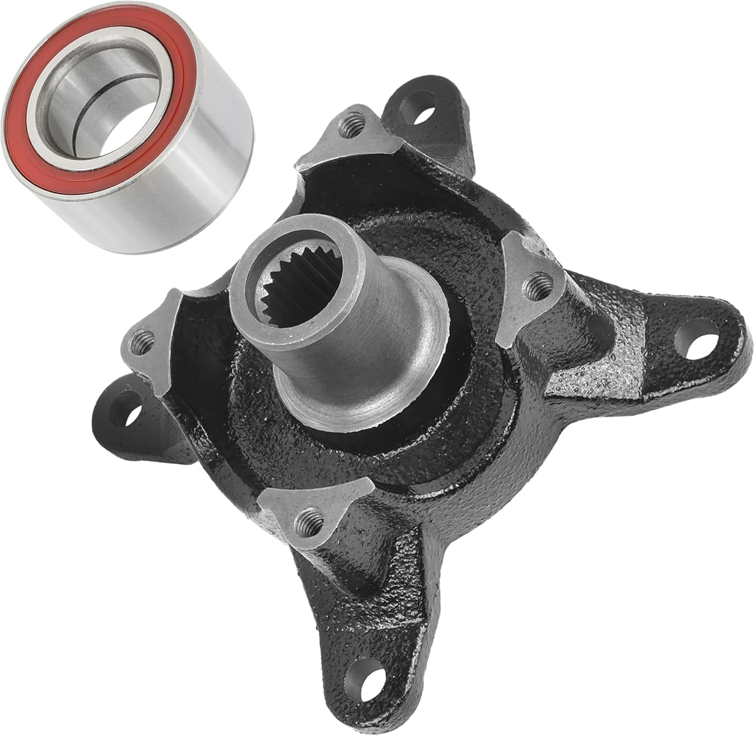 Caltric Front Left Right Wheel Hub Bearing Compatible with Polaris Ranger Xp 700 4X4 Efi 2005 2006 2007 2008