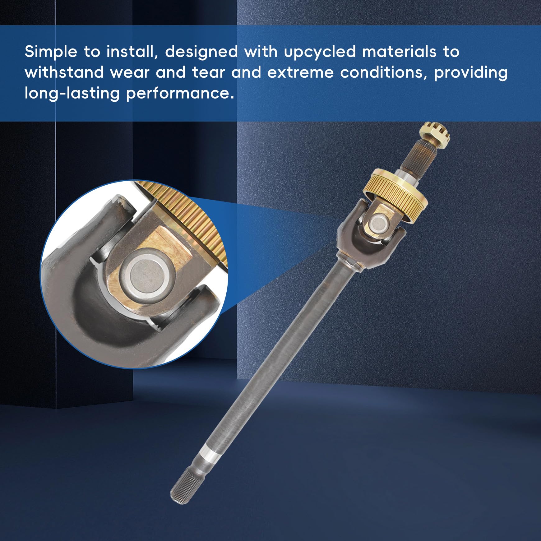 Cardan Avant Droit Front Driveshaft Prop Shaft Assembly For Dodge Ram 2500  3500 4WD Manual Drive Shaft