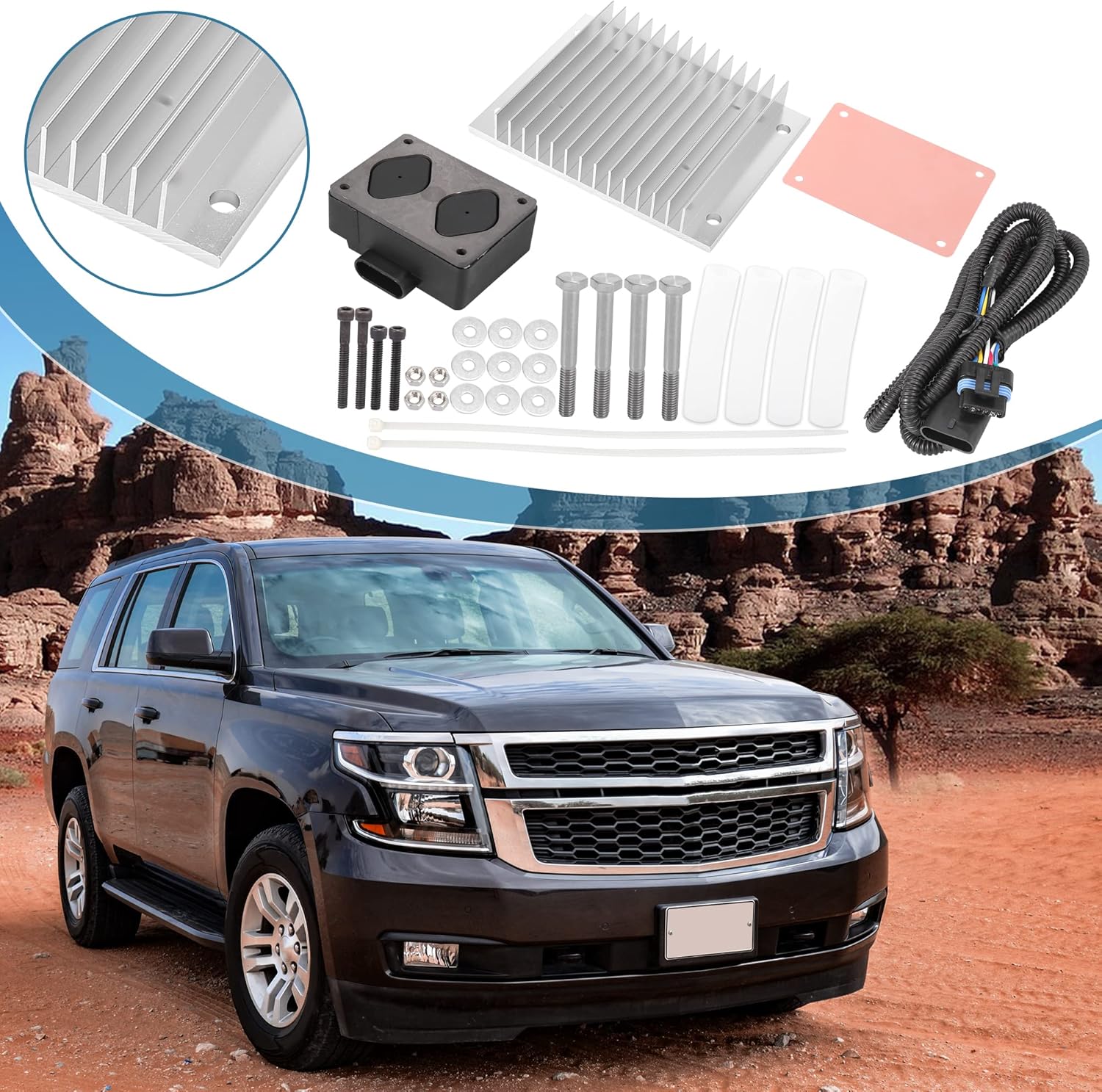 X AUTOHAUX 6.5 Fuel Injector Pump Drive Module PMD FSD Relocation Kit for Chevrolet Tahoe Suburban for GMC Savana Yukon C1500 C2500 C3500 K1500 K2500 K3500