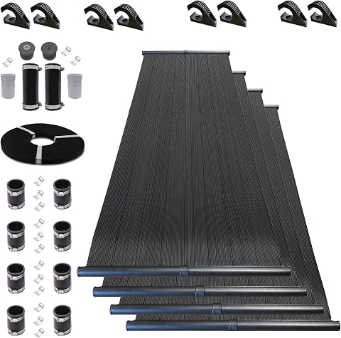 DIY Solar Pool Heater Kit - High Performance, 15-20 Year Life Expectancy