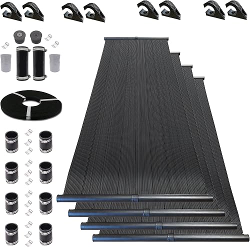SwimEasy DIY Solar Pool Heater Kit (4-panel / 2" header)