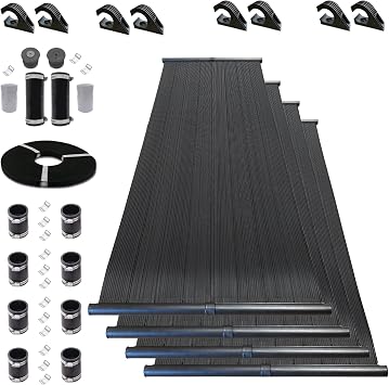 Highest Performing Design - DIY Solar Pool Heater Kit - 15-20 Year Life Expectancy 4-4x8 / 2" I.D. Header