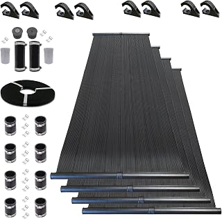 Highest Performing Design - DIY Solar Pool Heater Kit - 15-20 Year Life Expectancy (4-4x10 / 1.5" I.D. Header)