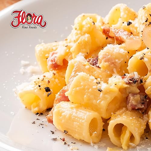 Miniatura 3 de Mezze Maniche Rigate Pasta #84 (5 paquetes de 1 libra)  Flora Foods Auténtica Italia  Rigatoni Pequeño  Pasta cilíndrica con crestas  Importada de