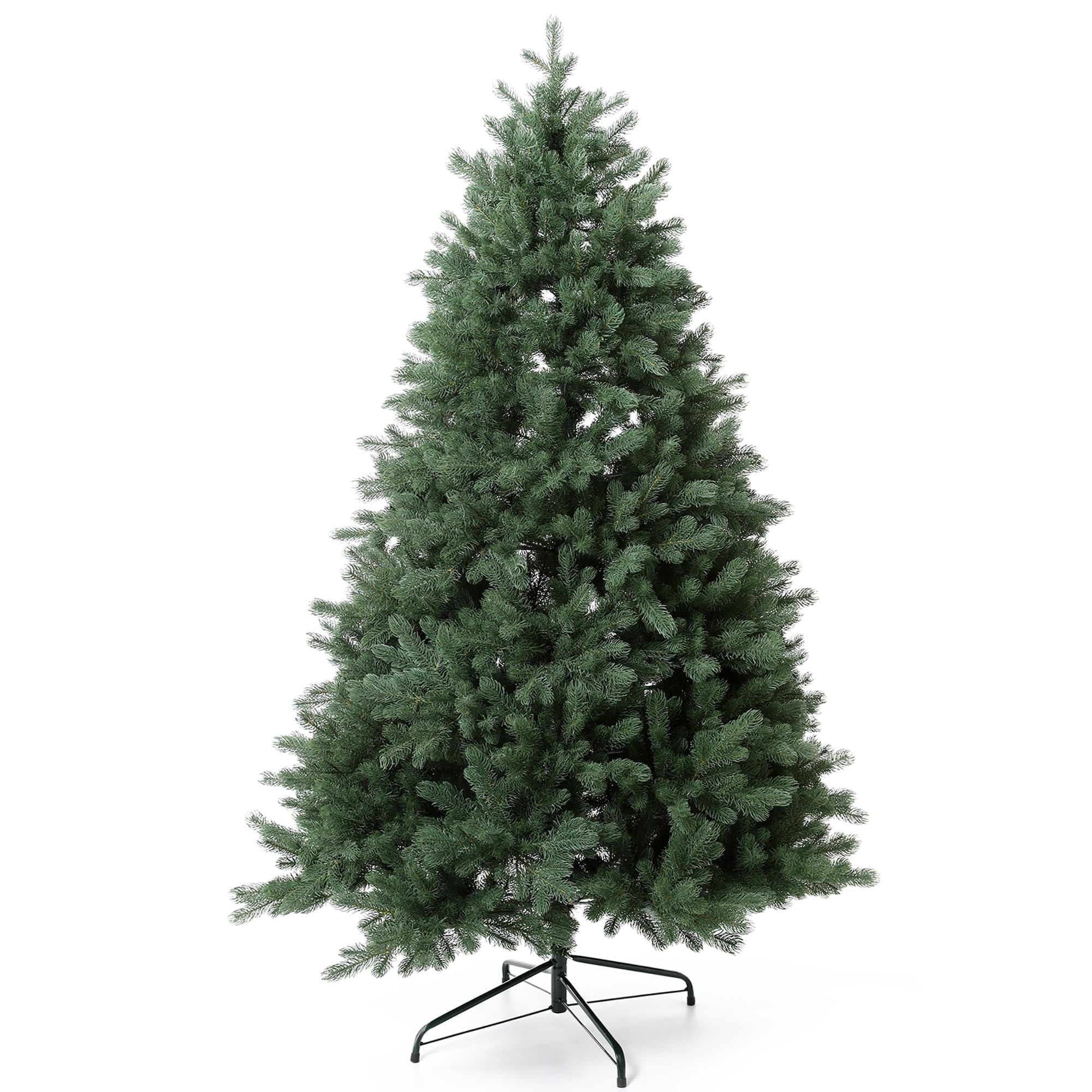 EVGN Sapin de Noël Artificiel de qualité supérieure - 180 cm - 100% Moulage par Injection - Branches en polyéthylène (réaliste et Dense) - Aspect réaliste - Aspect réaliste - sans éclairage