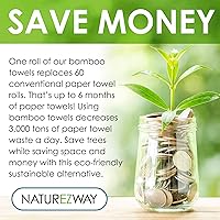 Vista 5 de Toallas perforadas de Bambú, 25 paños, de NatureZway