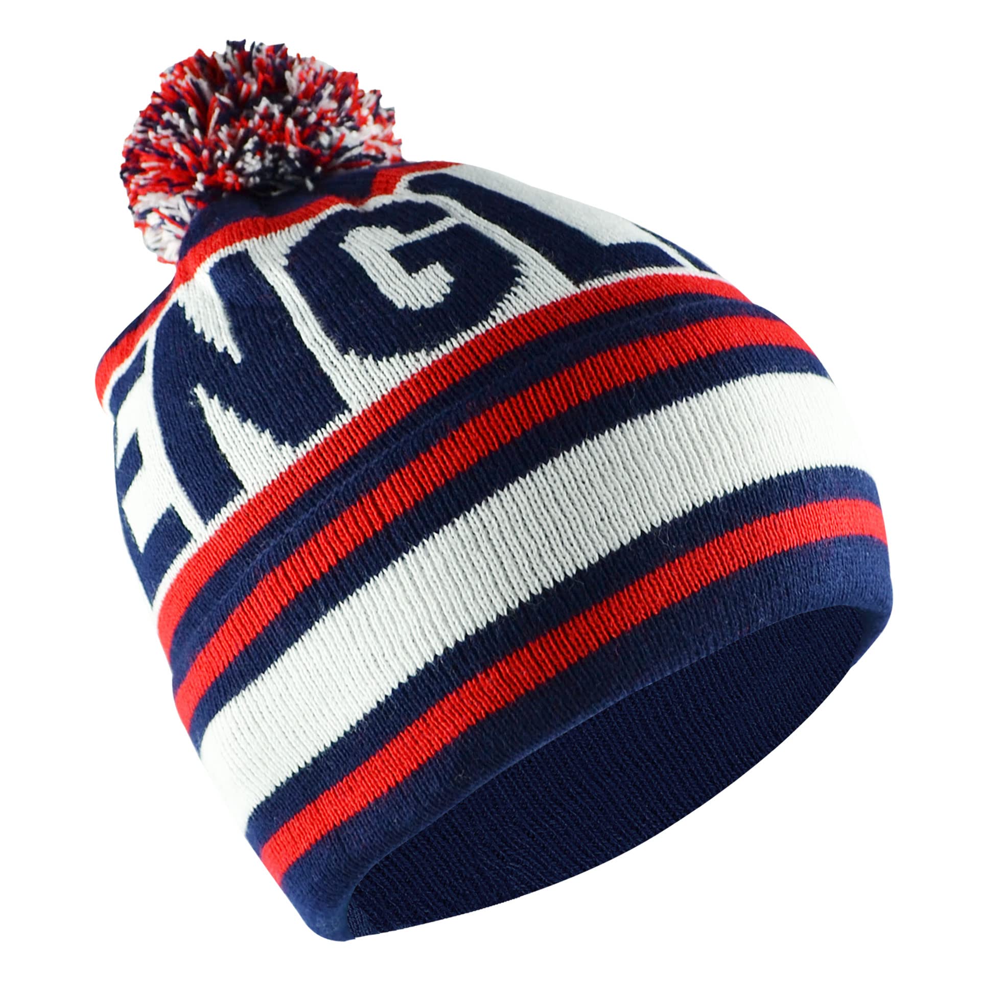 Partisan Unisex Blue England Bobble Hat