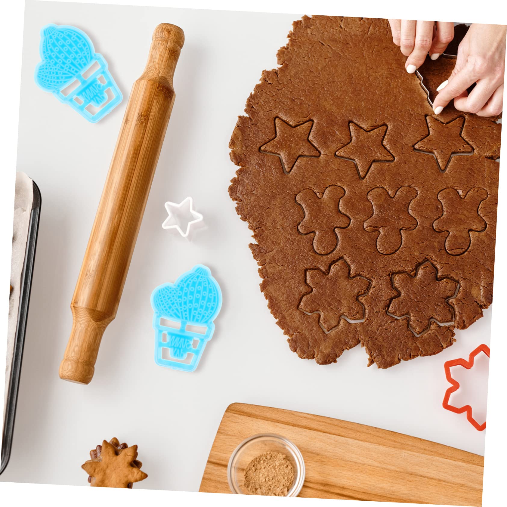 30 Pièces moule à cactus Kit de moules à biscuits originaux Kit de s à cookies pour occasions spéciales à biscuits cactus à emporte-pièce s à chocolat PRETYZOOM