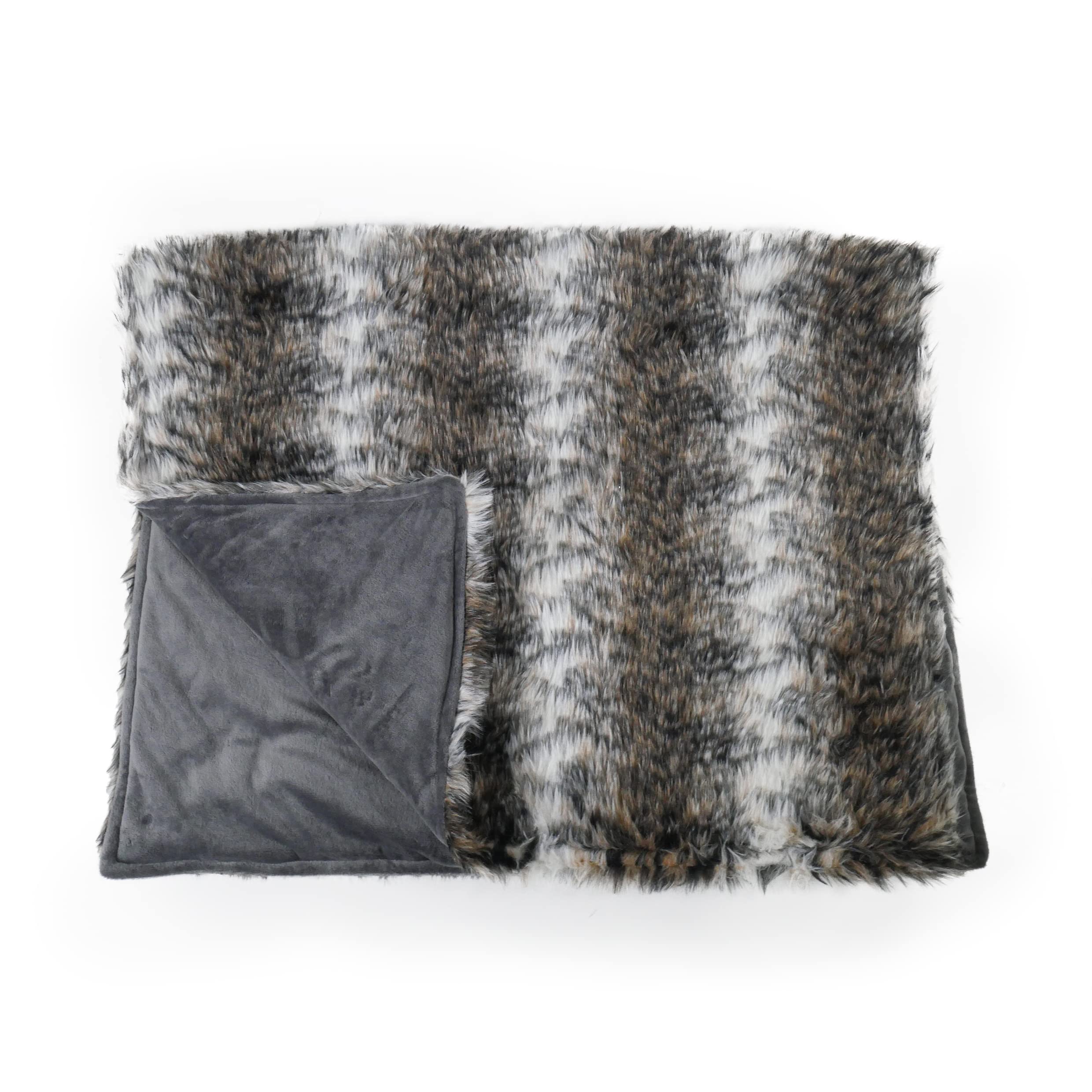 Rosewood Brown Cozy Fur Blanket, Luxury Pet, 70cm x 110cm, 04472