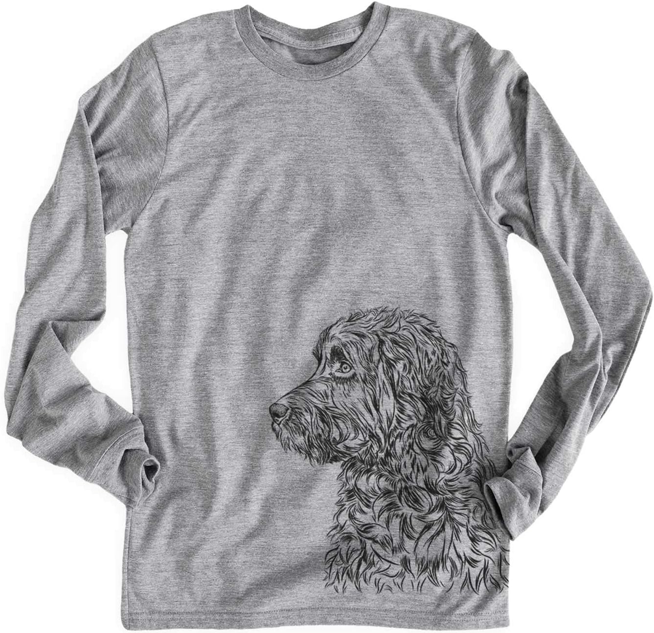 Inkopious Aussie Doodle Profile Triblend T-Shirt