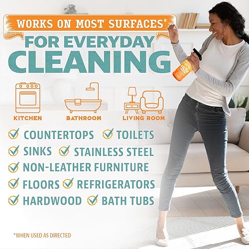 Miniatura 5 de ANGRY ORANGE Citrus - Spray limpiador multiusos para cocina y baño, 24 onzas, 1 paquete