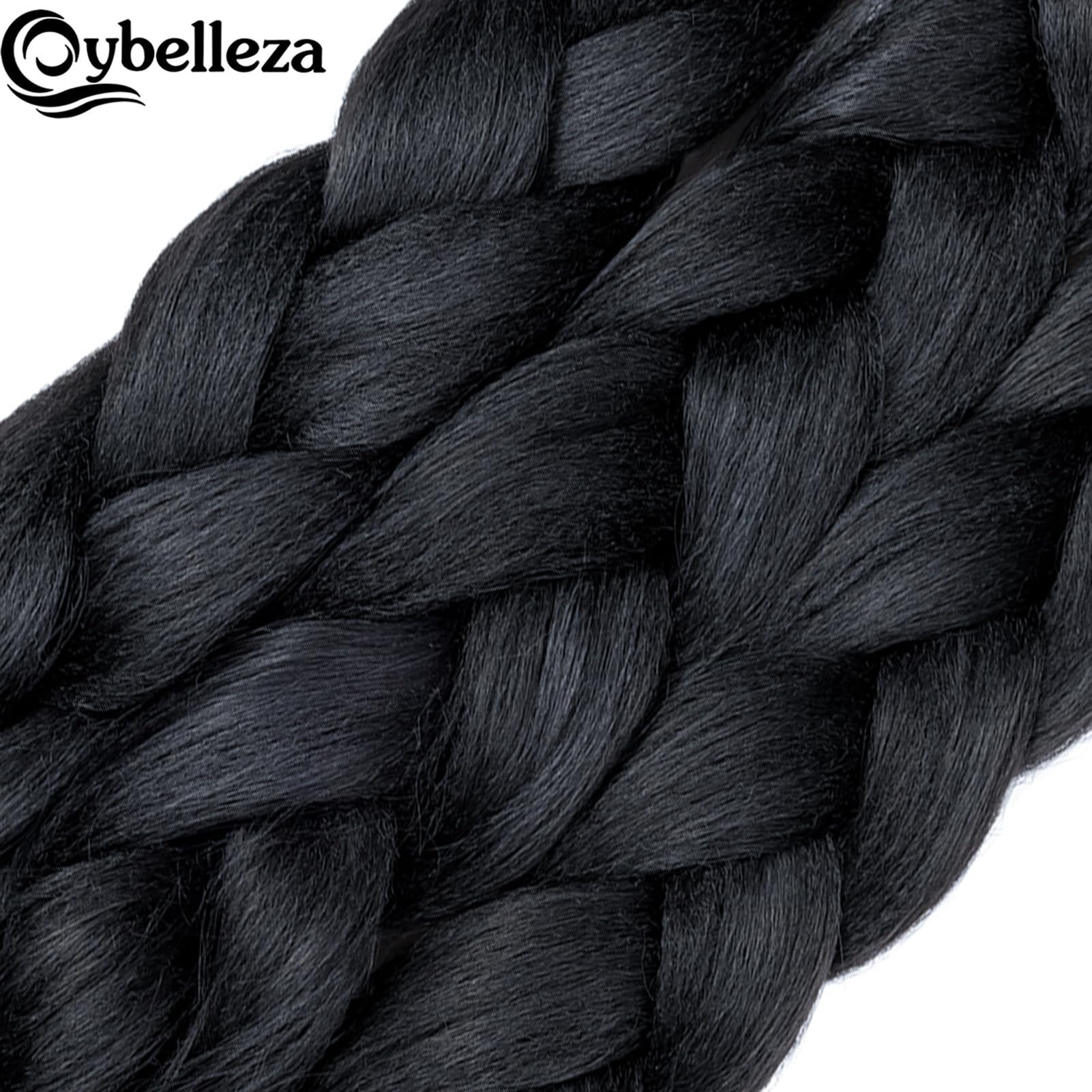 Cybelleza 24inch Ombre Jumbo Braids Hair Extensions Braiding Hair Pieces 5pcs 500g Bundles Synthetic Jumbo Braid Hair Crochet Twist African Box - Image 3