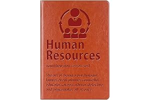 Thoughtful Appreciation HR Leather Journal for HR Manager