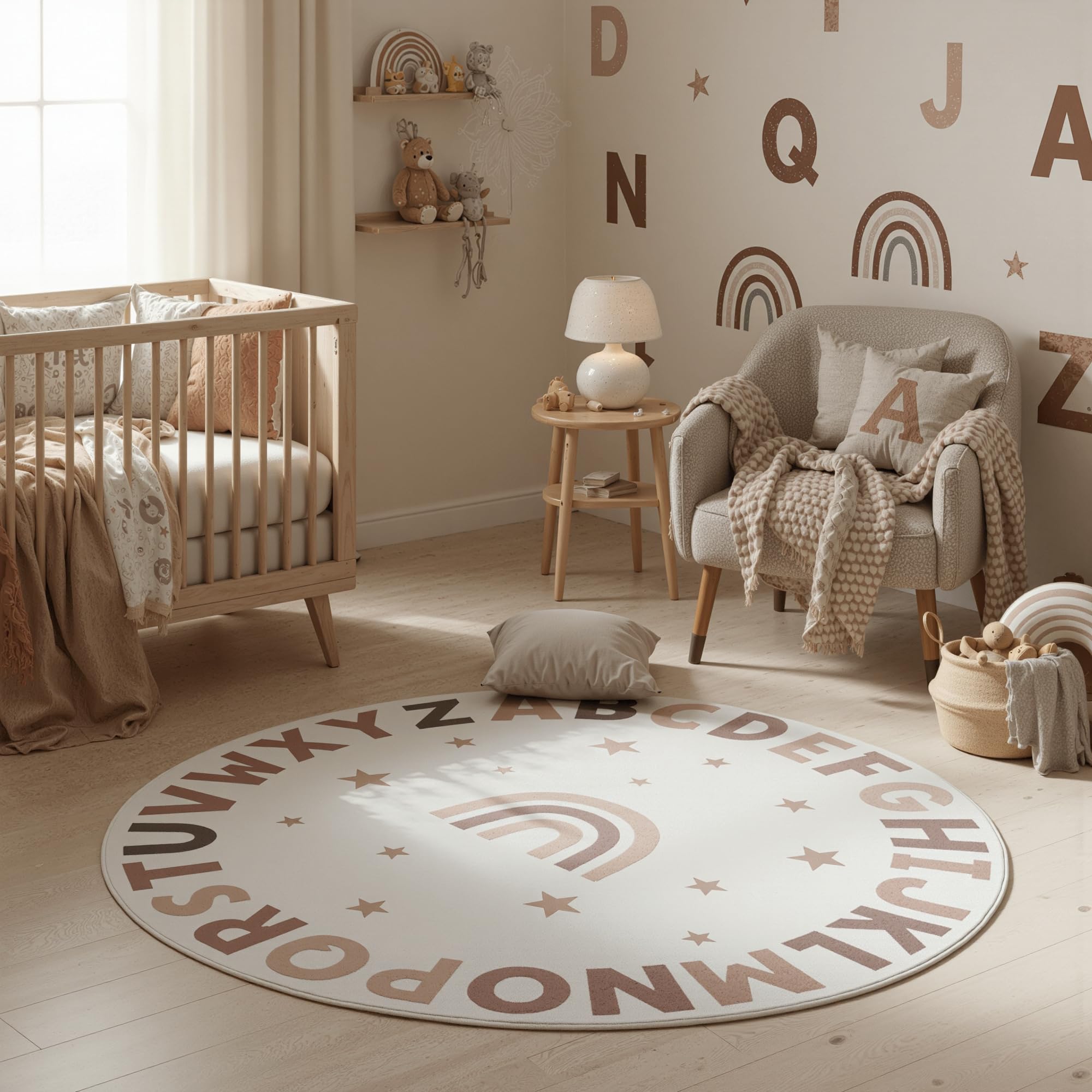 SIMPEX Kinderteppich Spielteppich für Kinderzimmer perfekt für große Kinderzimmerteppich