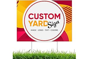 Customizable Yard Sign for Personalized Outdoor Display