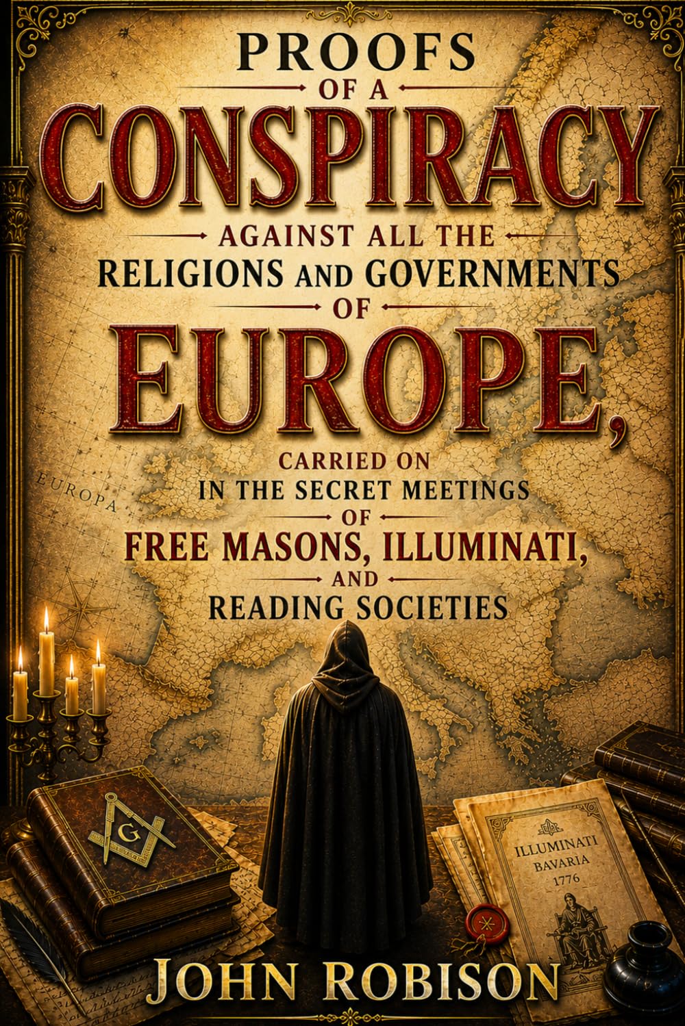 Proofs of a Conspiracy Against All the Religions and Governments of Europe, Carried on in the Secret Meetings of Freemasons, Illuminati, and Reading Societies