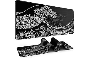 31.5" Japanese Sea Wave Gaming Mouse Pad