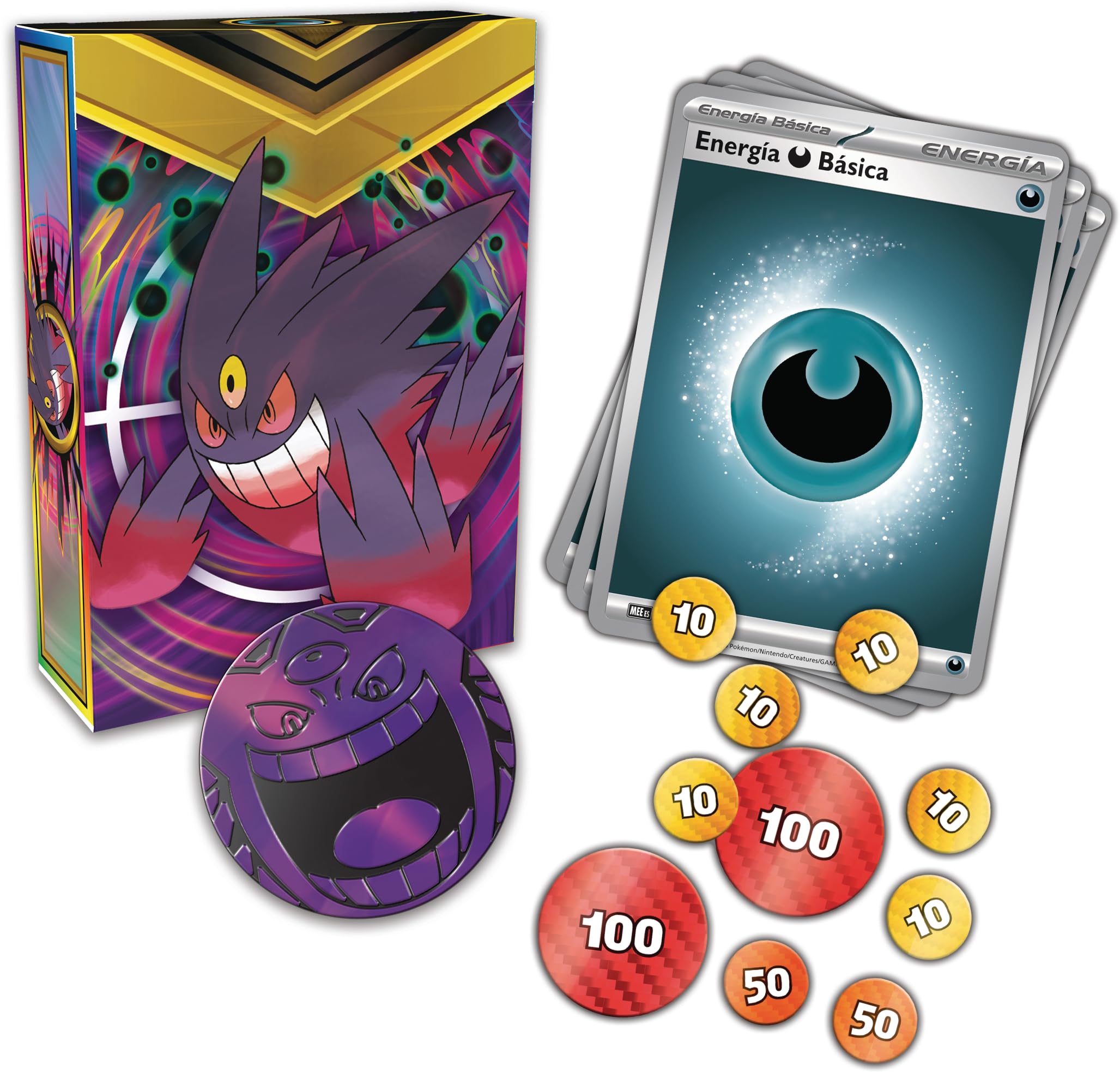 Pokémon: Baraja Megacombate de Mega-Gengar ex de JCC Pokémon (1 baraja de 60 Cartas Lista para Jugar)