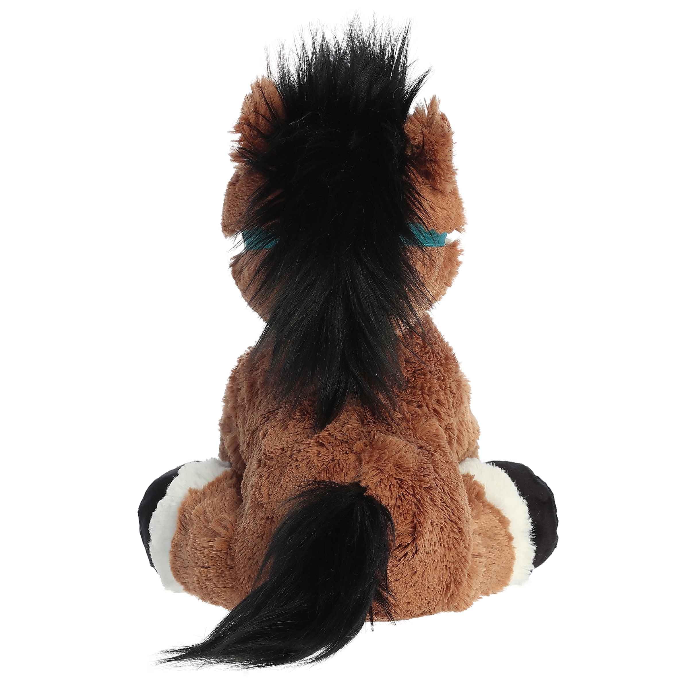 Aurora Exquisite Breyer Bridle Buddies Bay Horse Stuffed Animal - Realistic Detailing - Imaginative Play - Brown 11 Inches