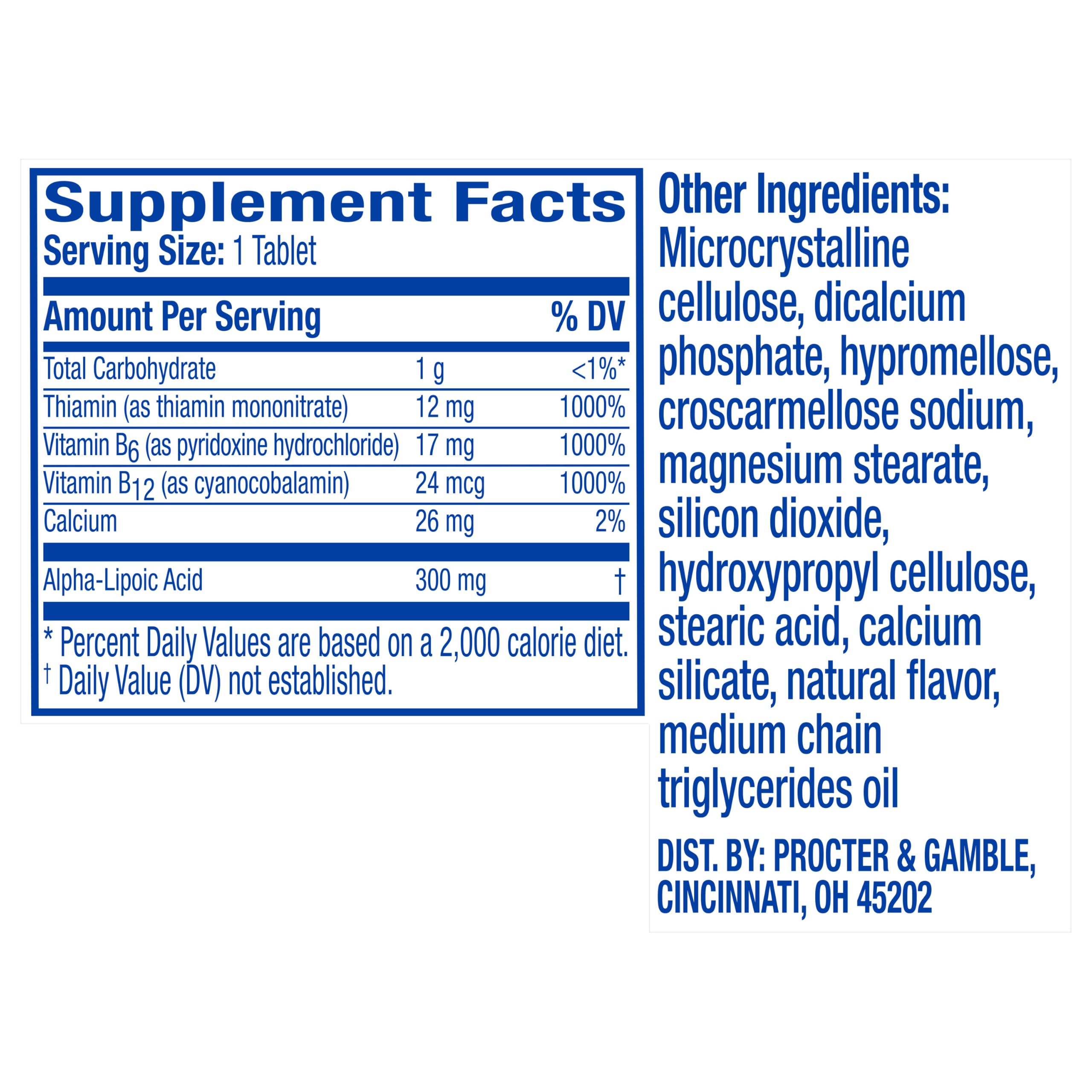 Nervive Nerve Health, Alpha Lipoic Acid, Fortify Nerve Health, Healthy Nerve Function, Healthy Blood Circulation, Supplement, Tablet, 30 Tablets — Amazon image 9