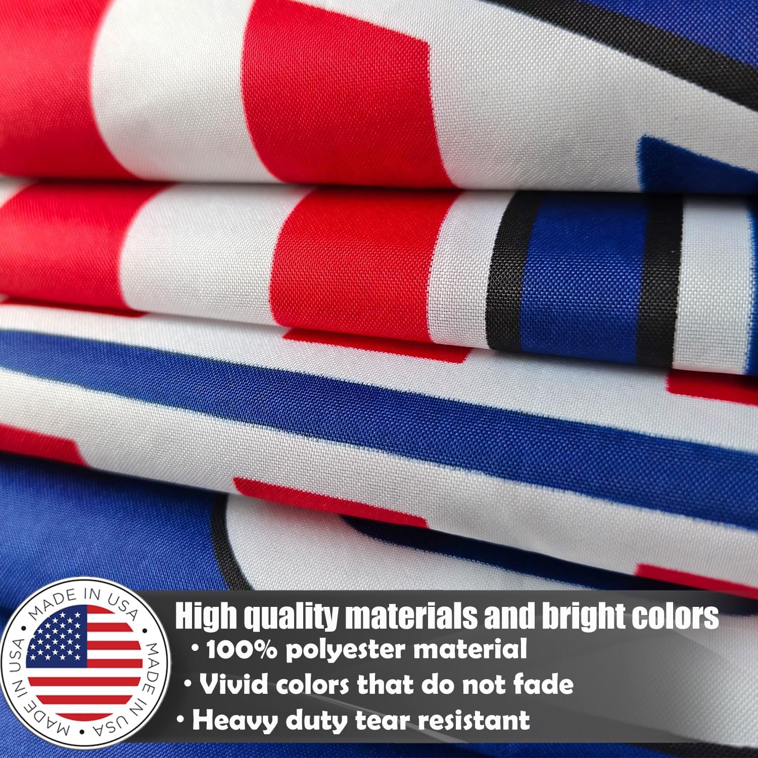 250th Anniversary Flag 3x5 Feet Made in the USA Heavy-duty Polyester Double-sided Three-layer American 250 Years Birthday Flag Suitable for Indoor/Outdoor use Patriotic Decoration for 2026