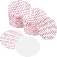 PATIKIL 80mm Foam Lid Liners 200 Pack - PS Pressure Sensitive Seals, Tamper Evident, Dust Moisture Leak Proof for Jars