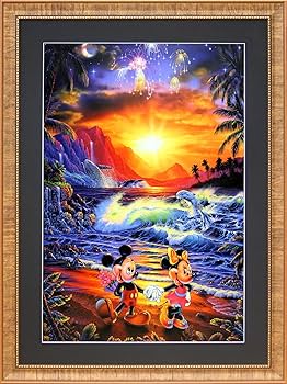 オランダ製 ディズニー キャラクターアート 絵画 美品 油絵 風 ミッキー レア ディズニー キャラクターアート 絵画 美品 油絵 風 ミッキー