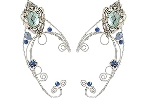 FRESHME Renaissance Elf Ear Cuffs for Women