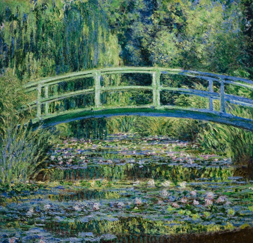 クロード・モネ、「Garden at Giverny」厳選、希少大判画集・額装画 