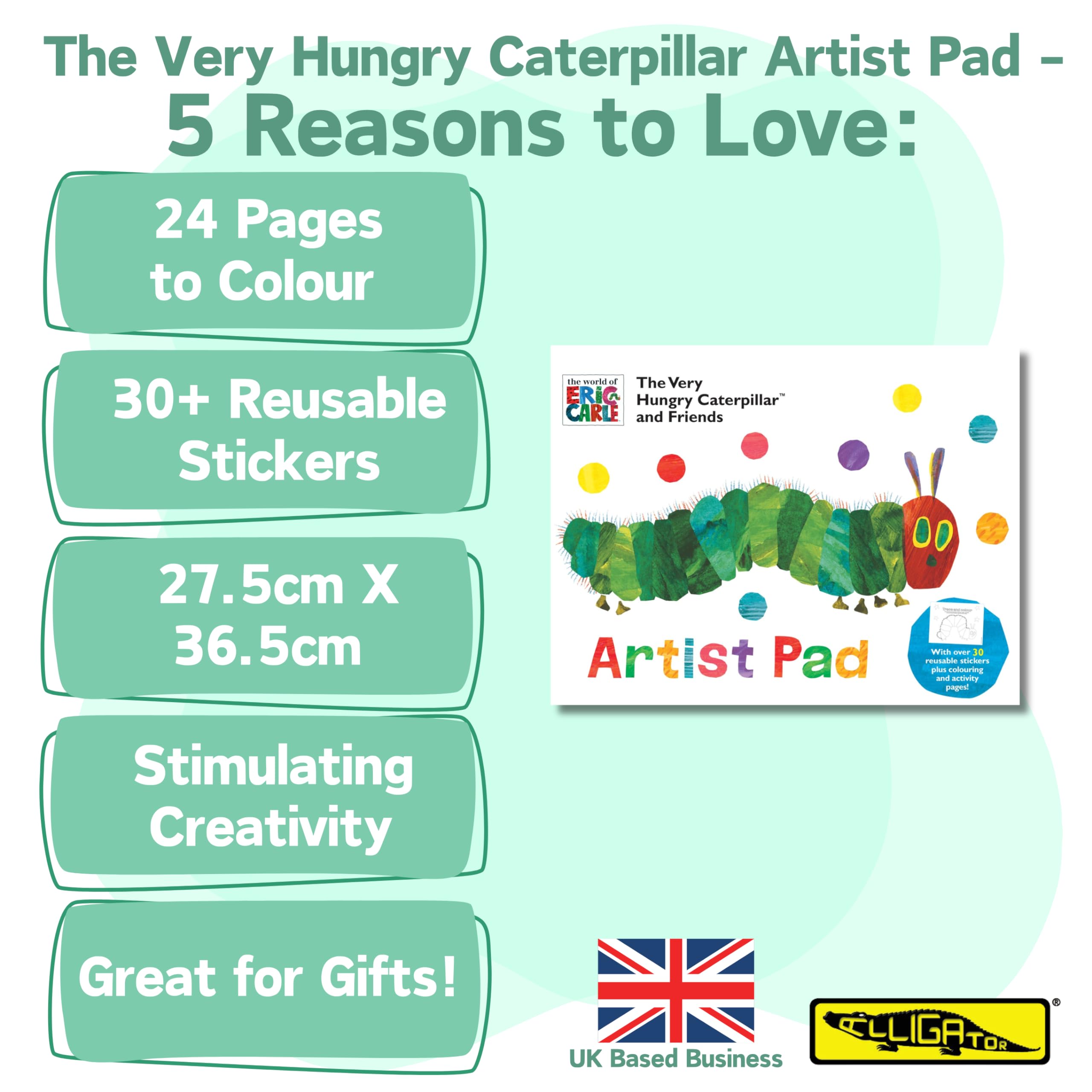 ALLIGATOR, The Very Hungry Caterpillar Artist Pad - Image 2