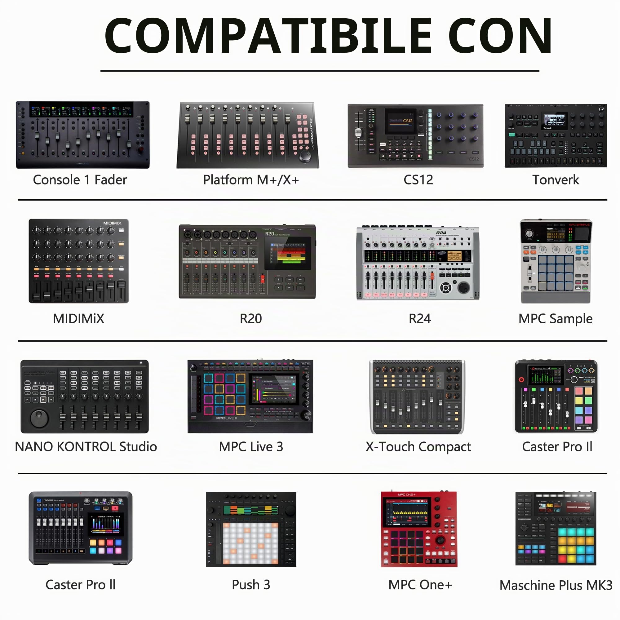 Musiin Home Studio - Piccolo supporto per mixer da scrivania, in alluminio, pieghevole, portatile, per dissipazione del calore, compatibile con Nektar Panorama CS12, Rode RODECaster Pro II, Tascam