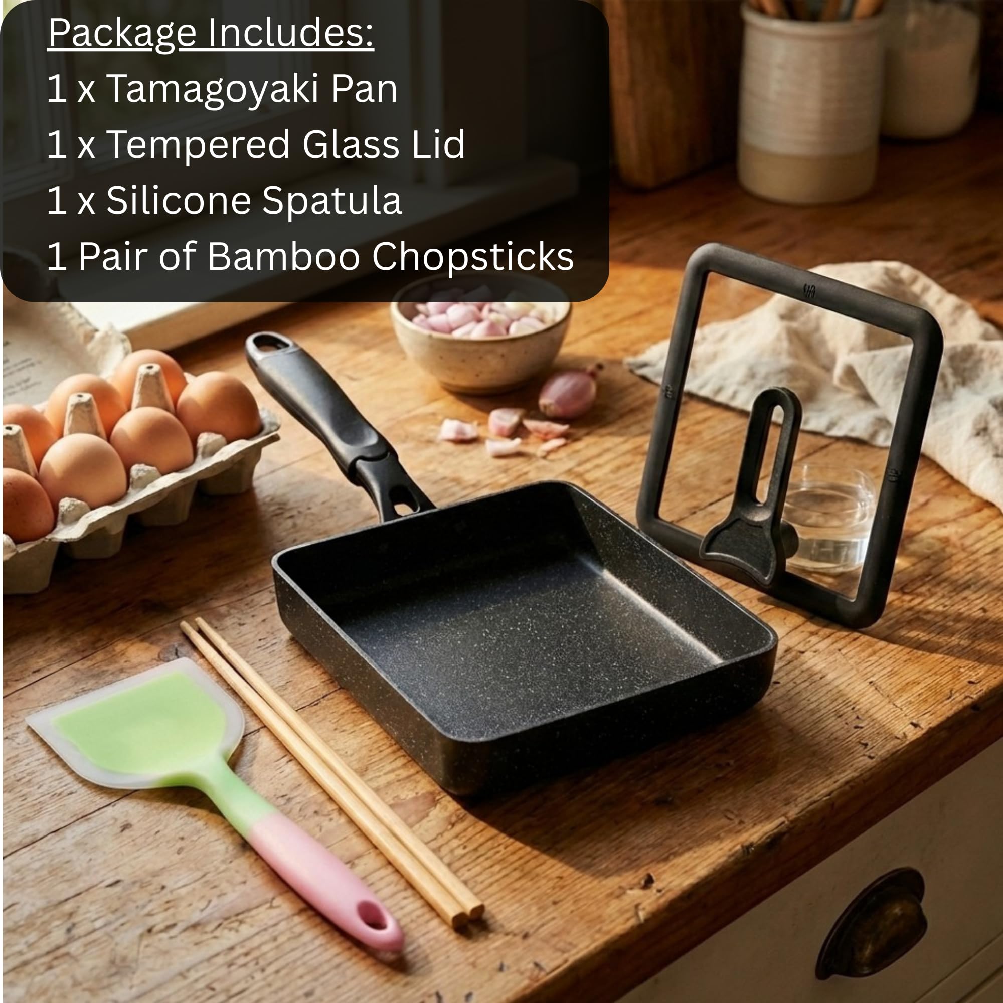 HAPPI STUDIO Tamagoyaki Pan - Japanese Egg Pan -8
