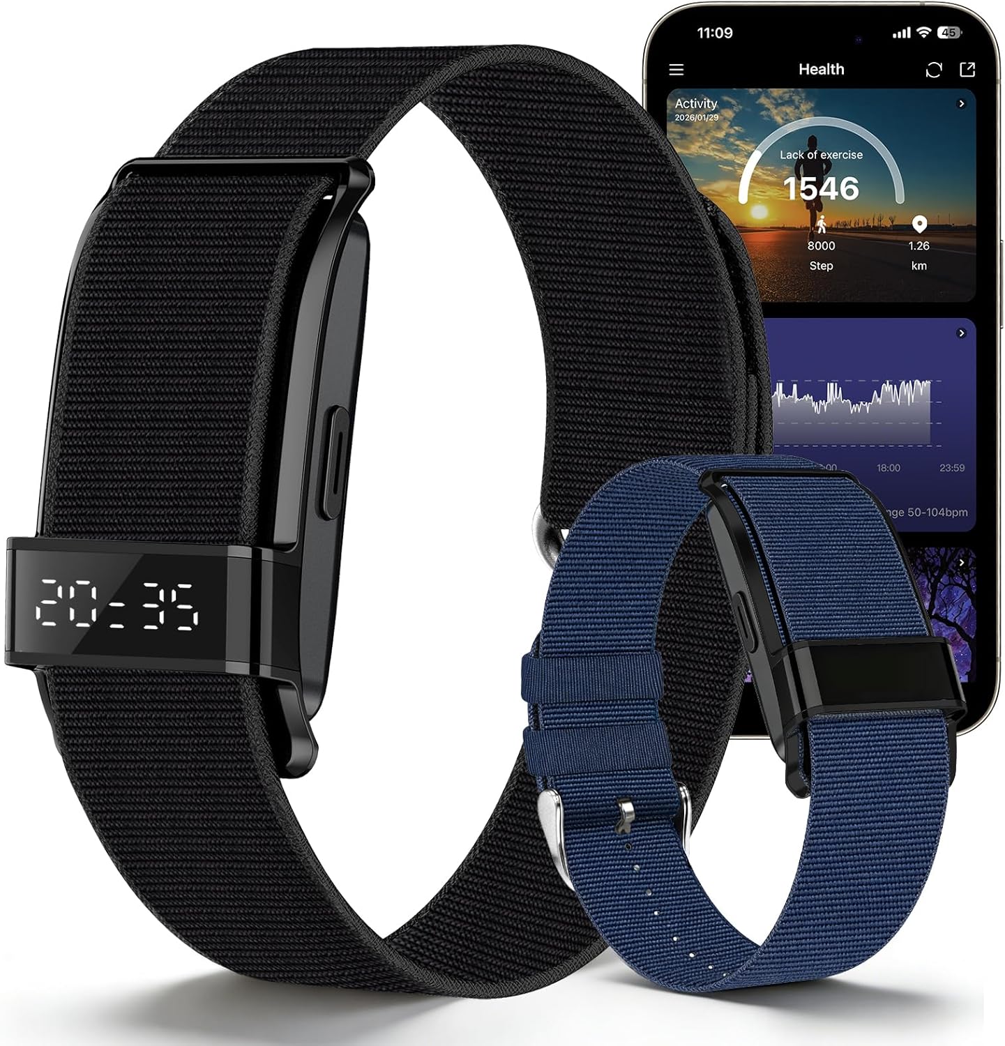 Fitness Trackers Smart Wristband...