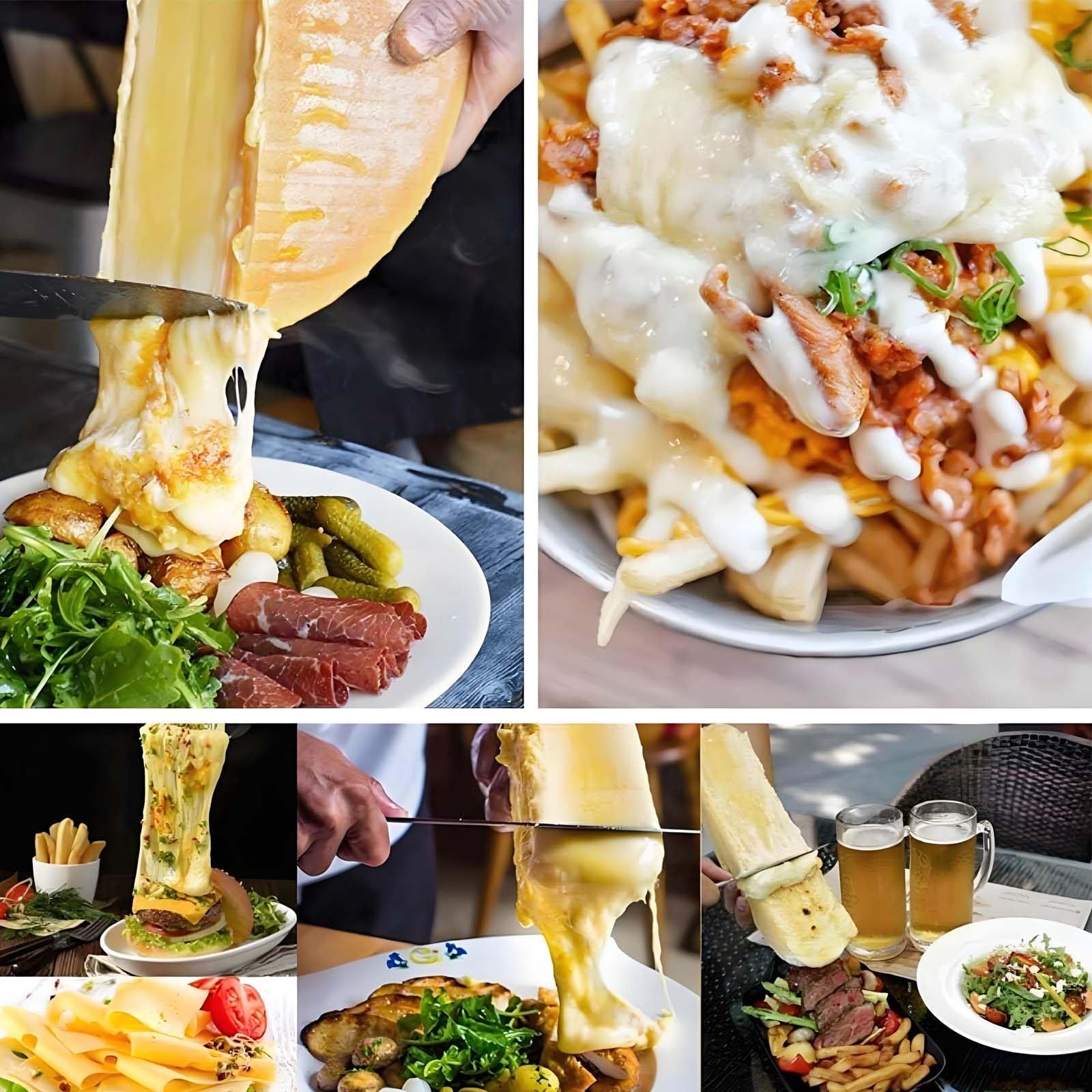Elektryczna maszyna do topienia sera o mocy 750 W, komercyjna maszyna do topienia sera, składany grill do topienia sera na blacie, regulowana wysokość/kąt, do domowej restauracji