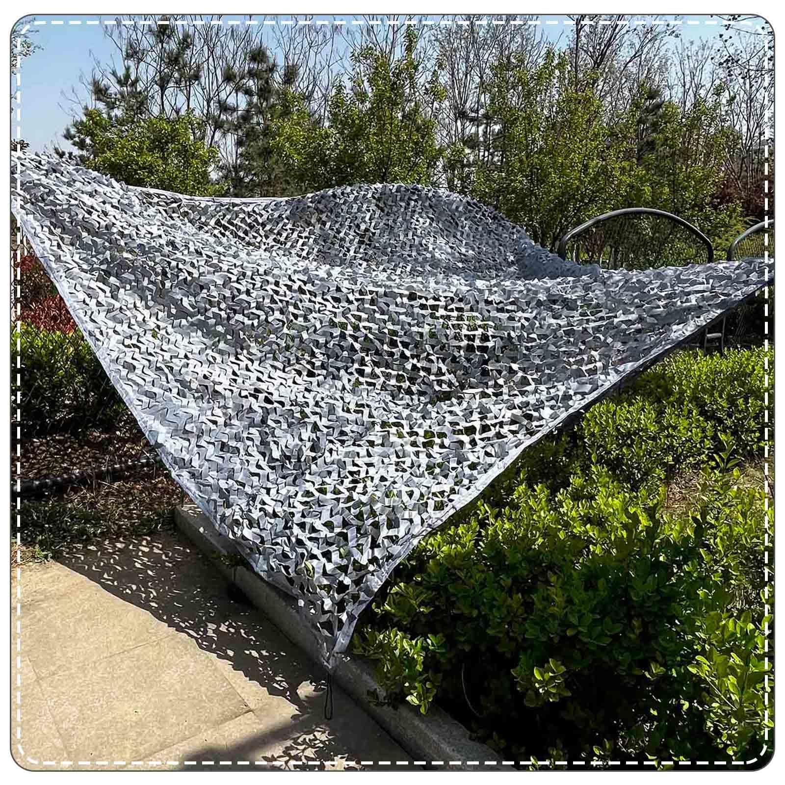 Graues Tarnnetz 2x3m 3x4m 4x5m 4x6m 5x5m, Sonnensegel, Sonnenschutz Camouflage Netz, Tarnnetz Für Militär/Jagd/Camping, 