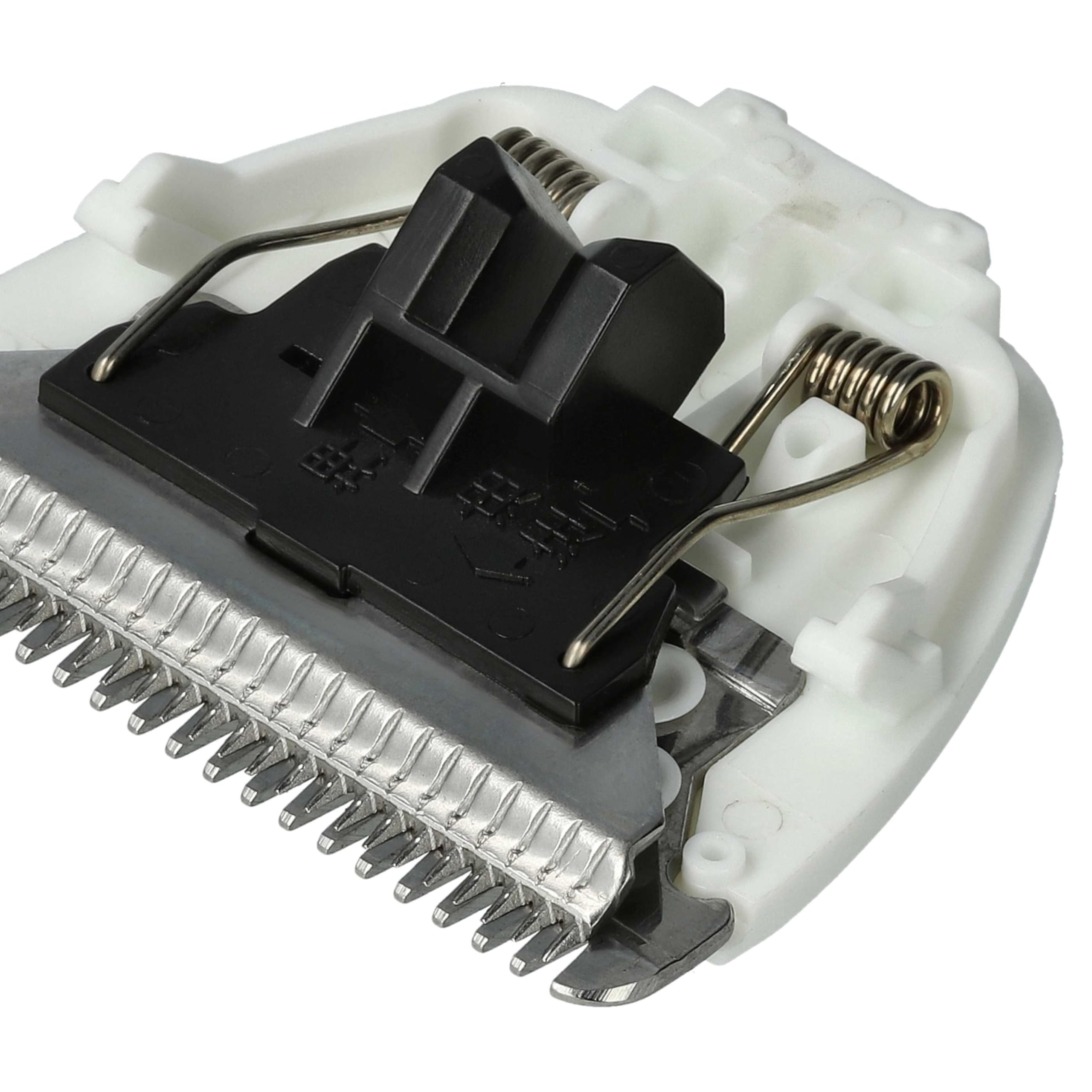 vhbw 2x testina compatibile con Panasonic ER 503, ER 148, ER 149, ER 146, ER 147, ER 1420, ER 1421, ER 1410, ER 1411 tagliacapelli, bianco