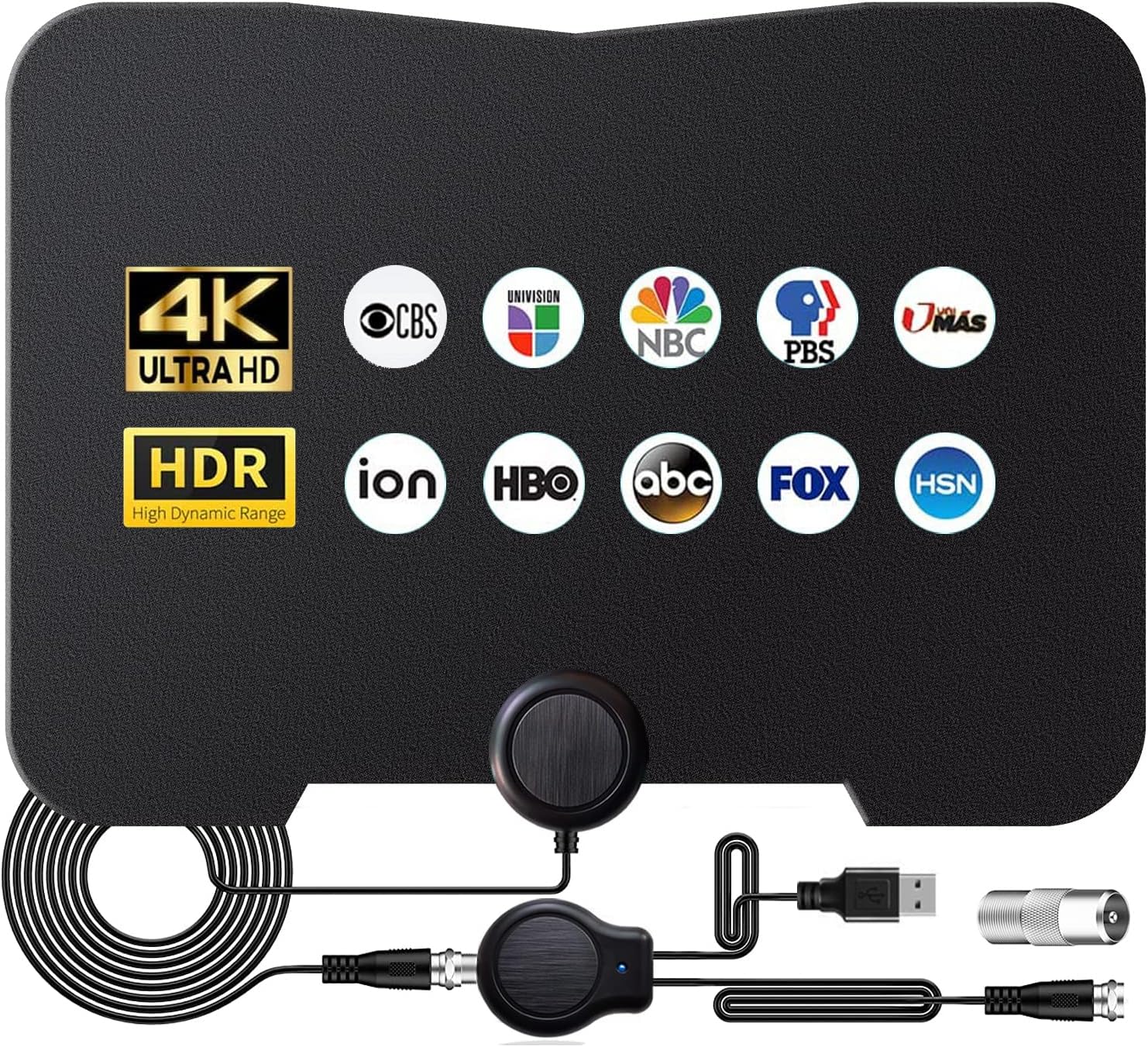 TV Antenna for Smart TV, TV Antenna Indoor 380+ Miles Long Range