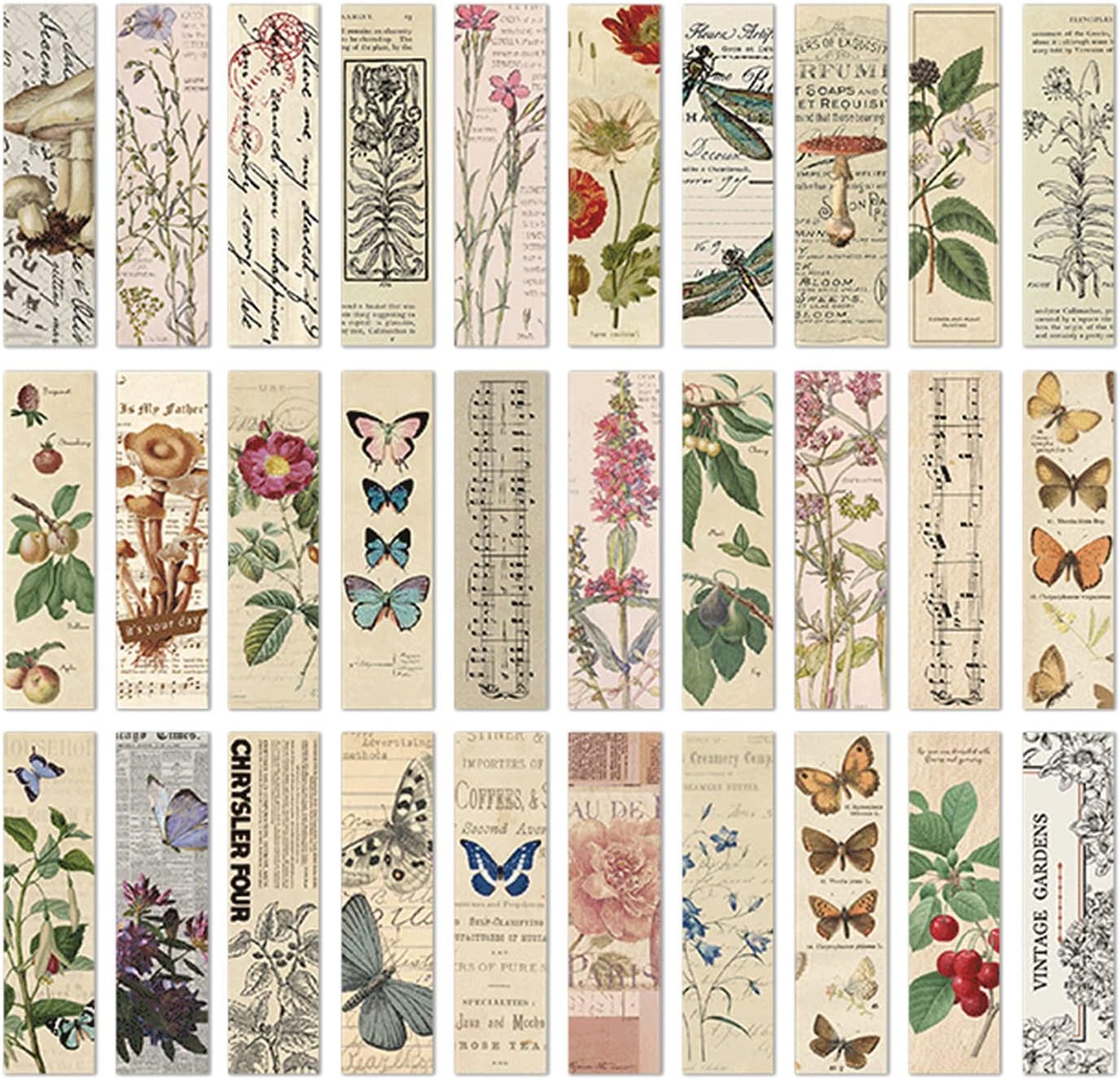 YoeeJob 8 Pcs Cute Fall Bookmarks Bulk for Book Lovers