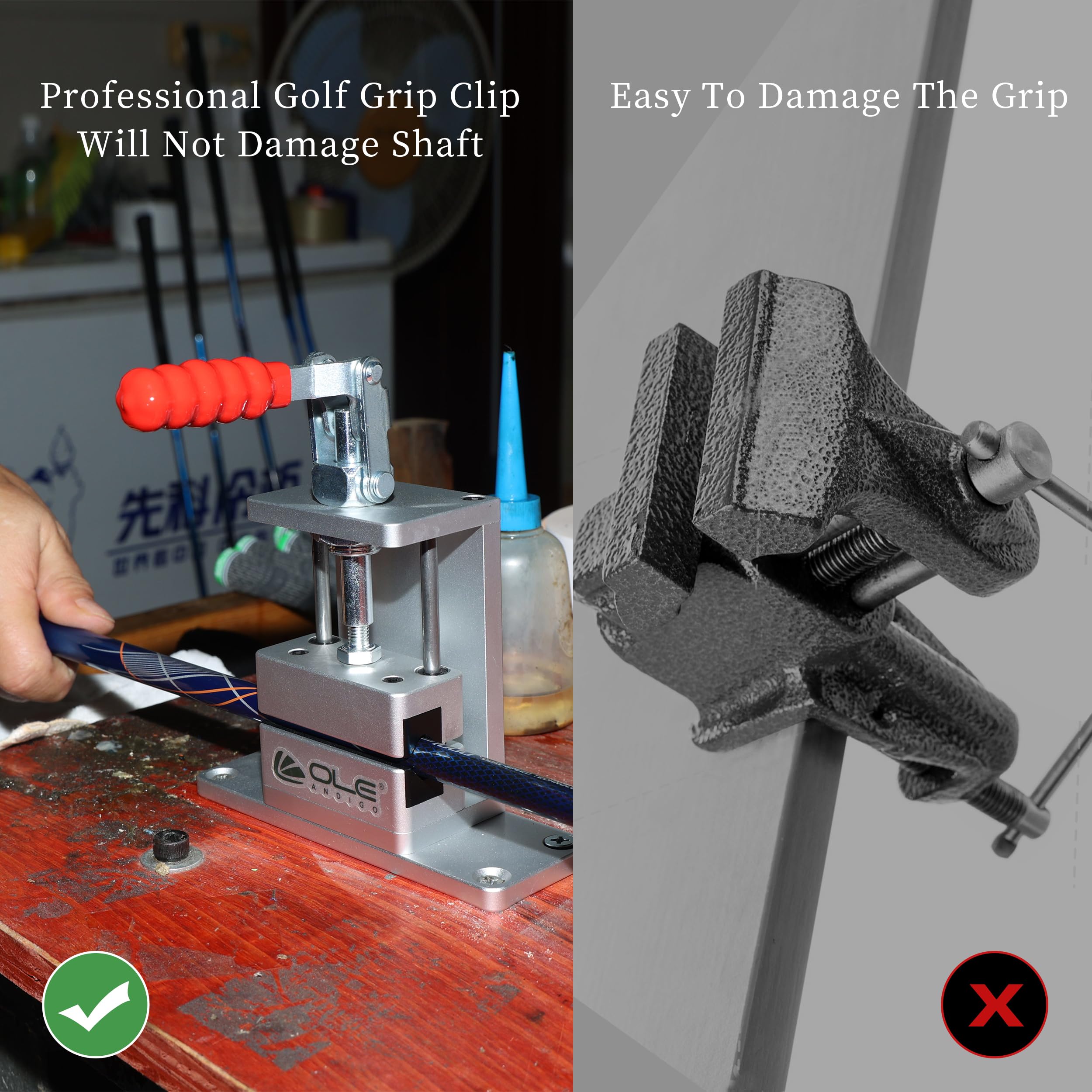 Outil de préhension professionnel pour club de golf, pince à tige rapide