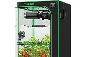 VIVOSUN 3x3 Tent Kit: 3-Plant WiFi-Integrated System For Smart Automation
