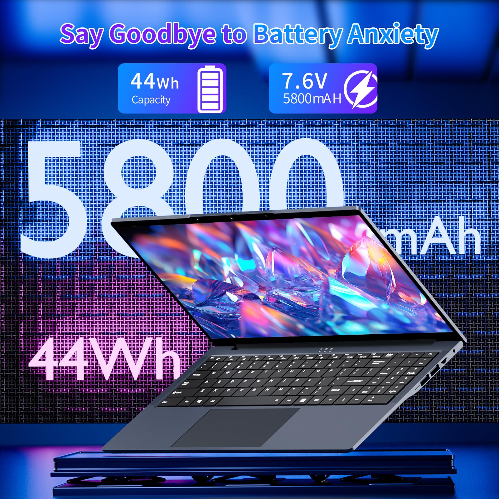 PC Portatile da 16 pollici, Notebook Core i5-8210Y processore 16 GB RAM 512 GB SSD, Laptop con FHD 1920 * 1080, RJ45, tipo C, USB 3.0, Wi-Fi dual band, Bluetooth 5.0, tastiera digitale retroilluminata