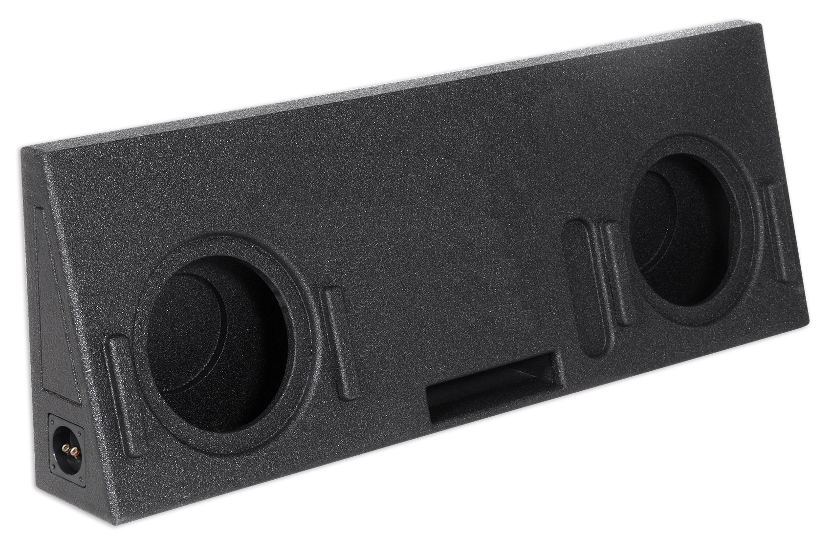 Q Power Dual 10-Inch Vented Subwoofer Enclosure for 2014-2016 Toyota Tundra Crew Max, Precision-Tuned Port, Durable MDF, Easy Install, for Car Audio Enthusiasts