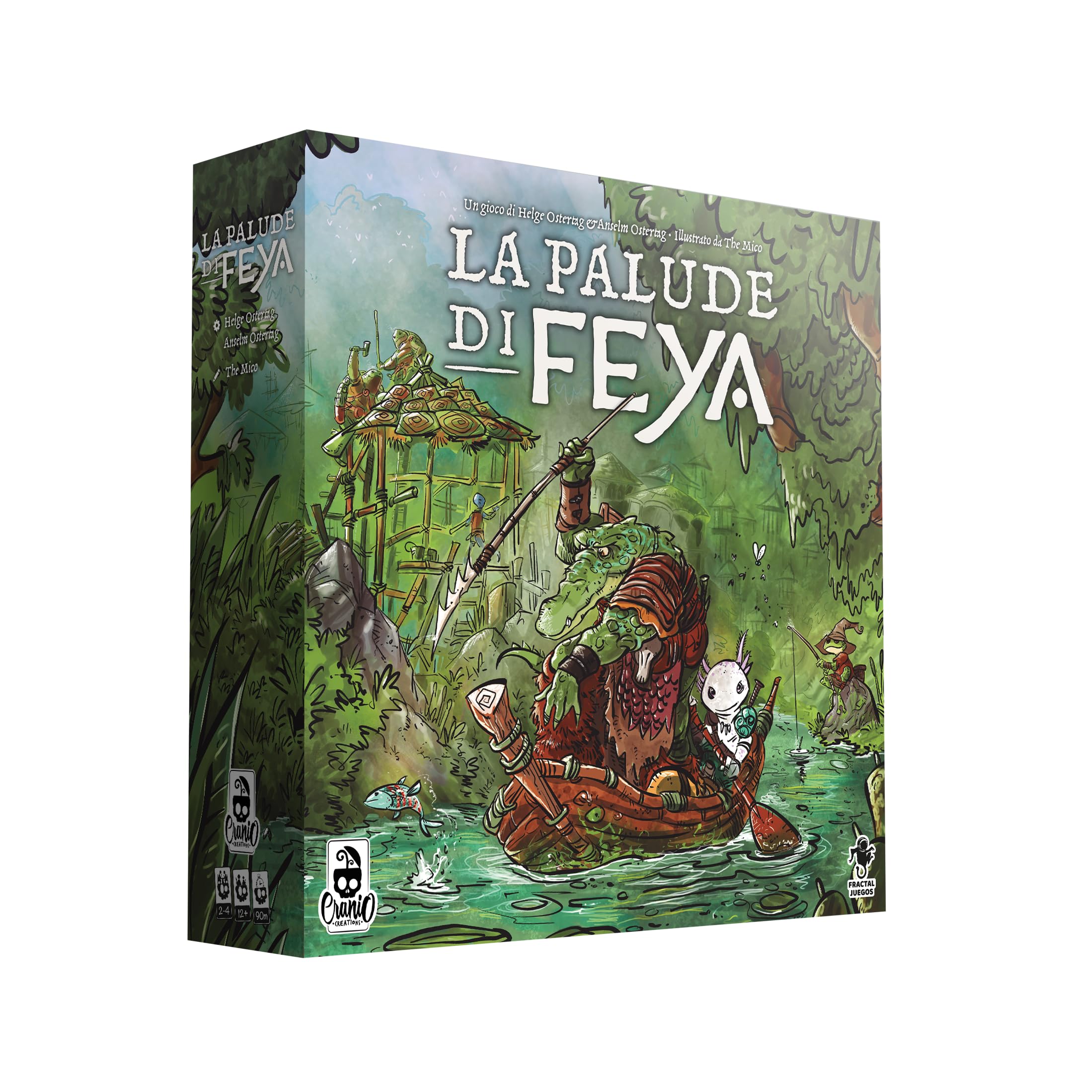 Cranio Creations - La Palude di Feya - Fai Prosperare il tuo Clan nella Palude! - 2-4 Giocatori - 90 Min – Gioco per Esperti – Età 12+ - Edizione in Lingua Italiana