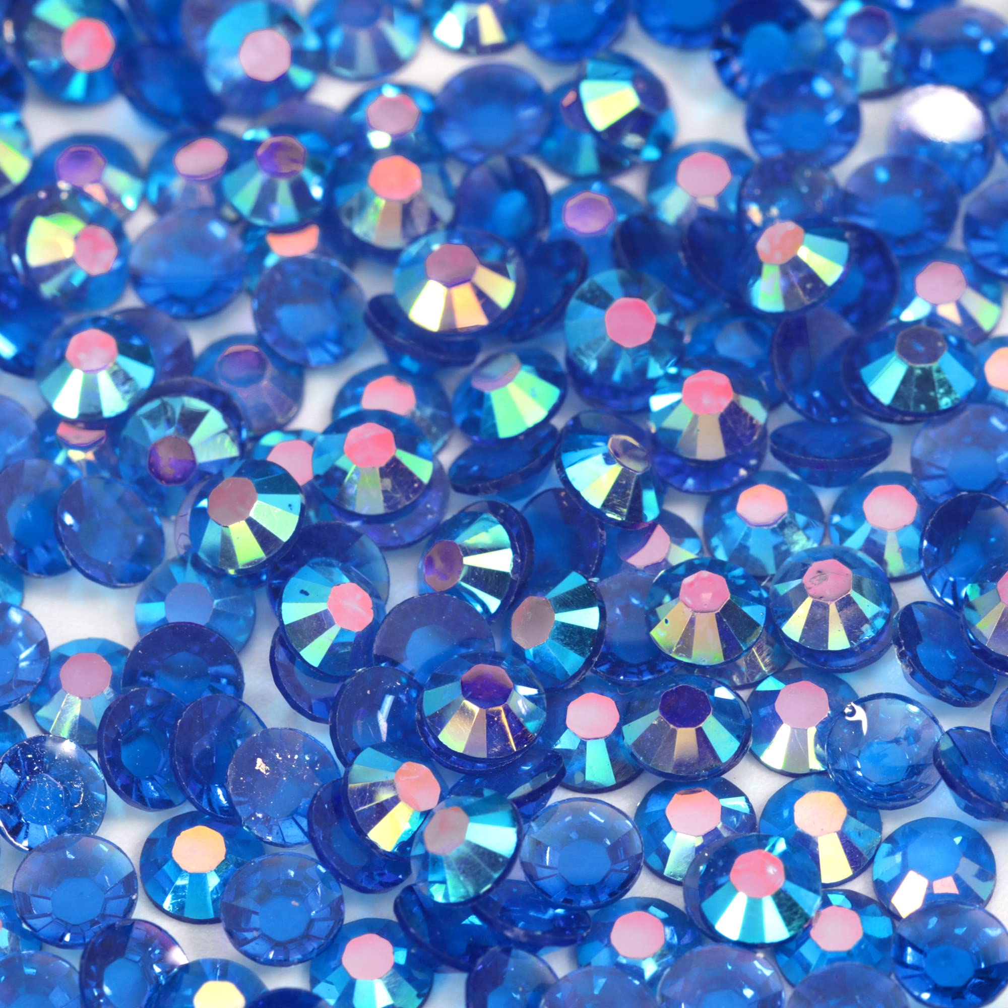 250pcs 6mm Flat Back Non-Stick Rhinestone Crystal Diamantes Nail Art & Craft Scrapbooking Embellishments 90 Available Colours (6mm, AB Clear #A13) — view 55