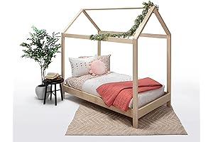 House Bed Frame Twin Size with legs Best for Child