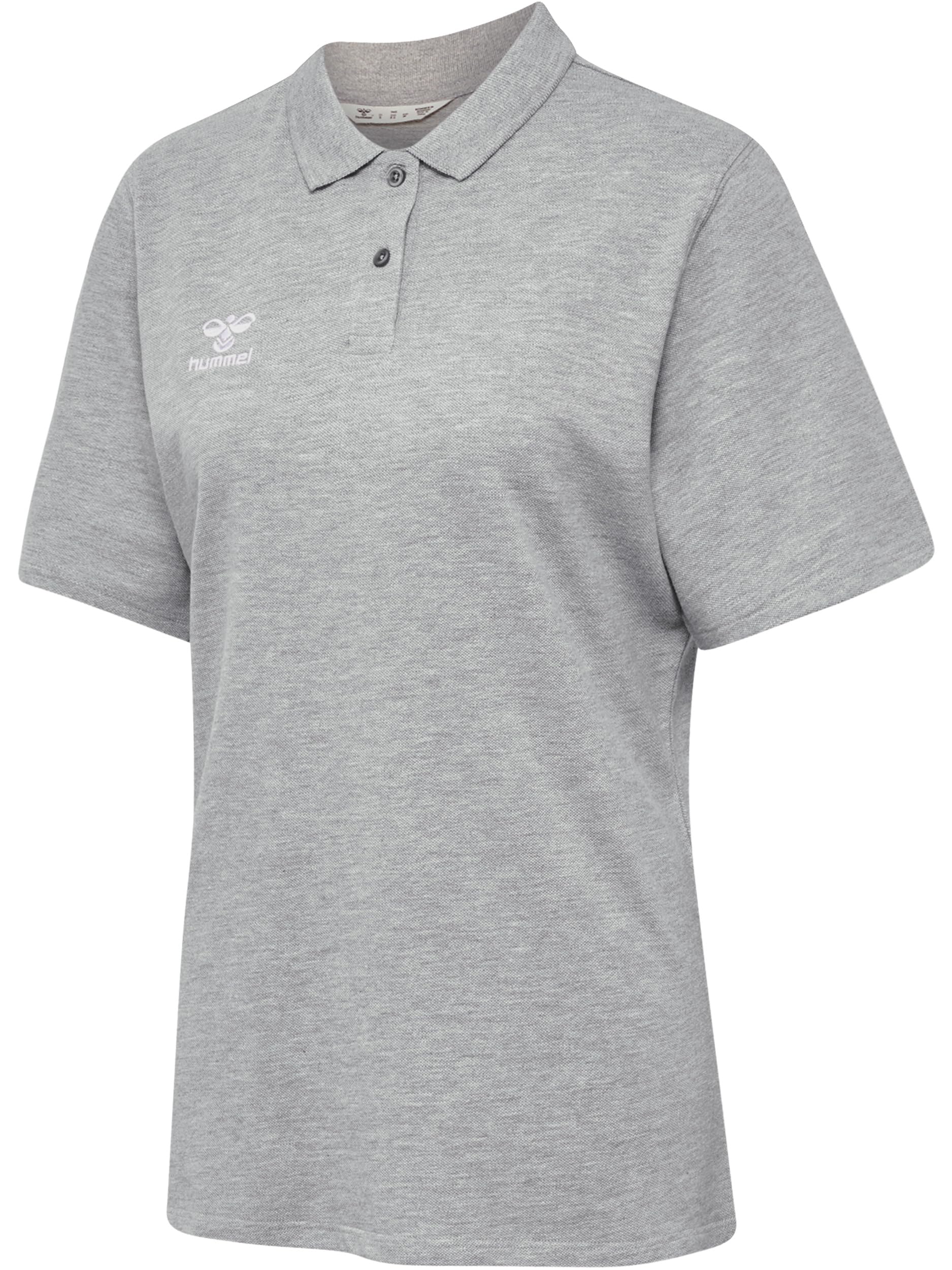 hummel Women's Hmlgo 2.0 Polo Woman T-Shirt Grey Melange