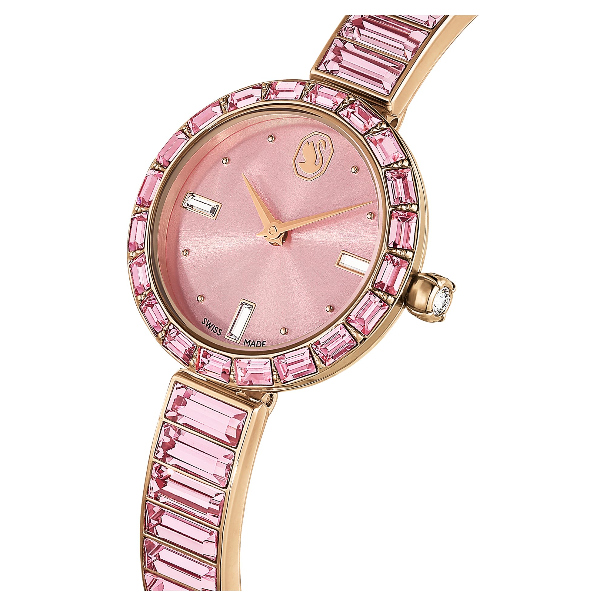 Swarovski Matrix Armreif 5679890 Damenuhr aus Edelstahl
