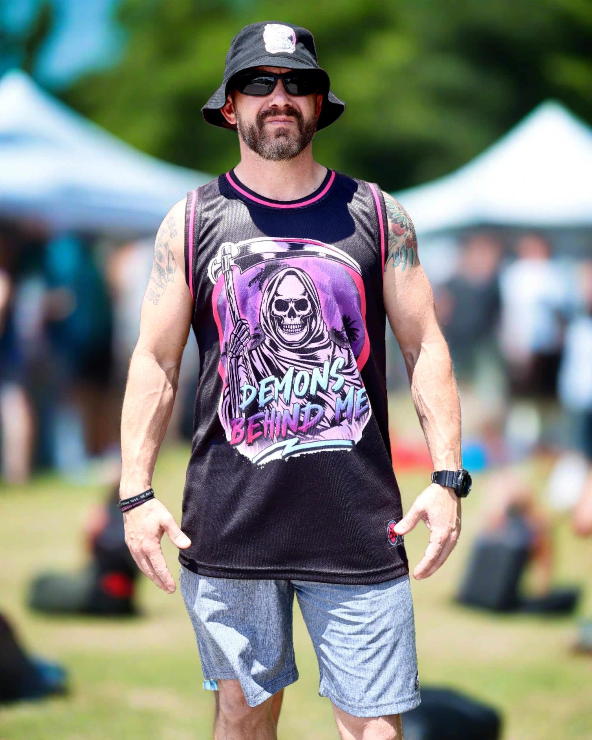 Demons Behind Me Reaper Jersey 2XL